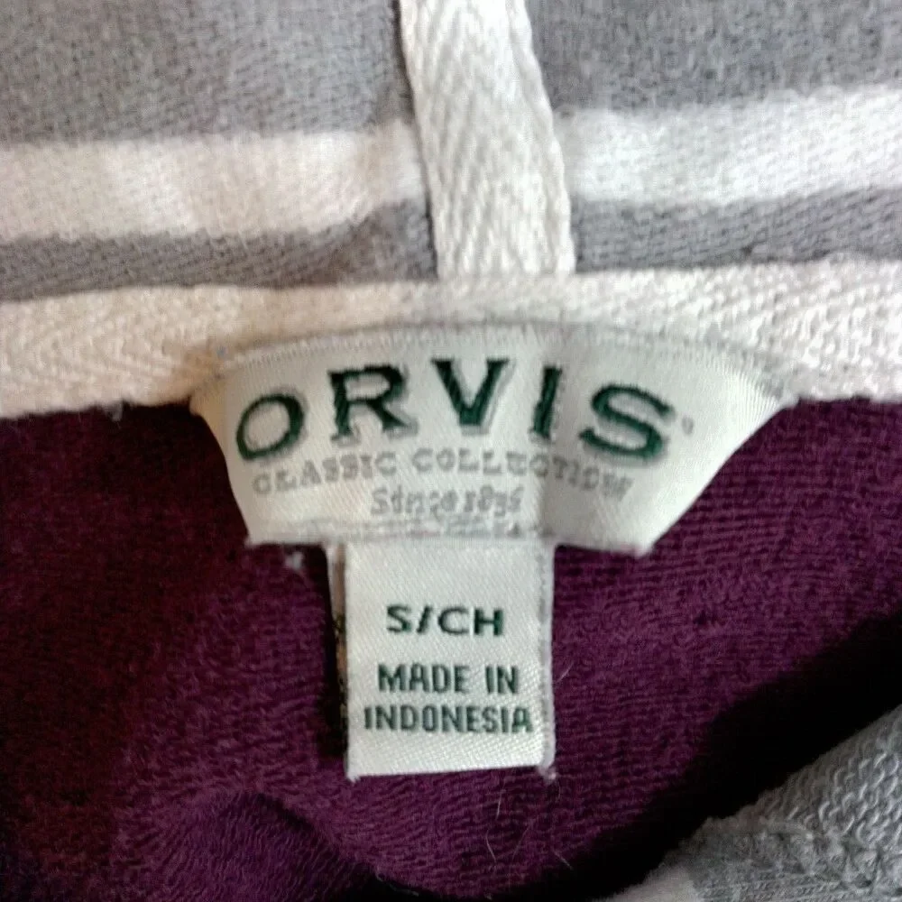 Orvis Sweatshirt Hoodie Drawstring Pullover Pocket - Picture 6 of 7